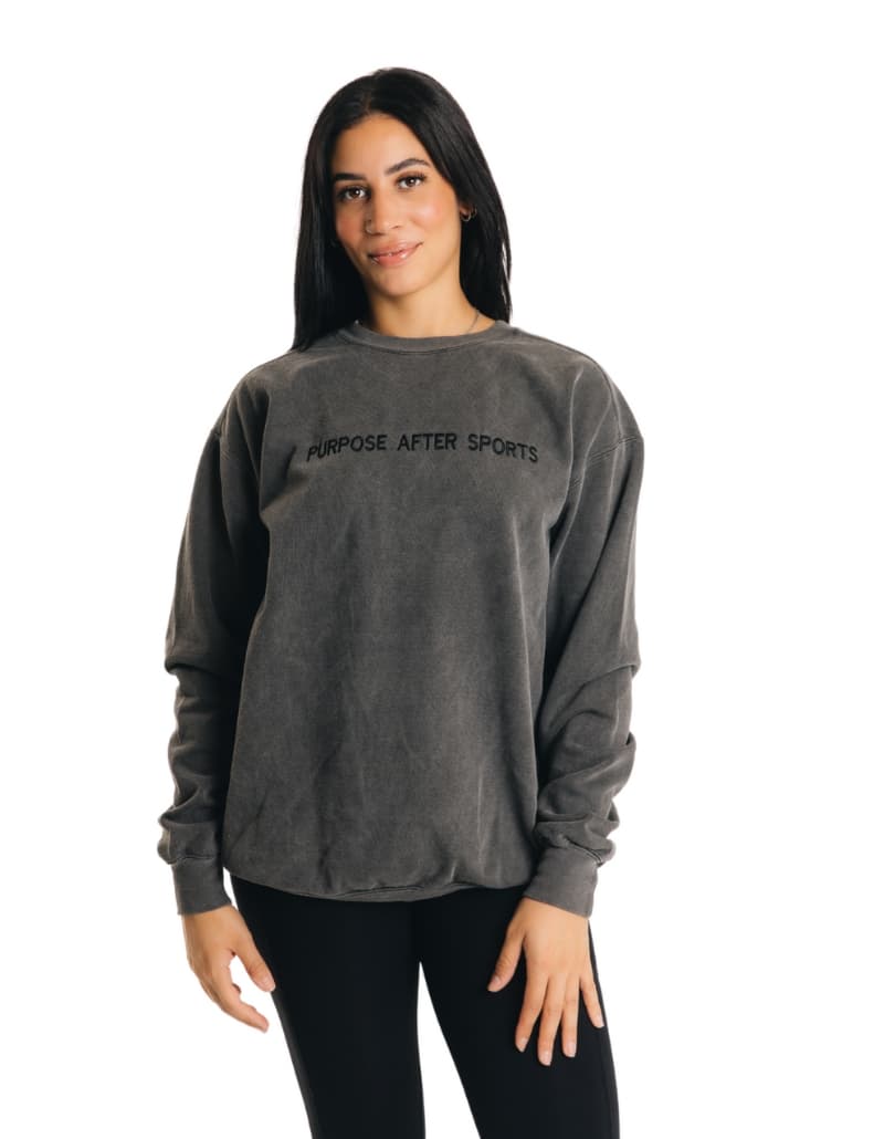 PAS Embroidered Crew Neck